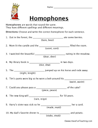 Students learn to use the words in practice sentences. Homophones Fill In The Blank Worksheet Have Fun Teaching English Worksheets For Kindergarten English Worksheets For Homophones Kindergarten Worksheets Free Math Drills Multiplication Math Trivia For Grade 10 Second Grade Math Review