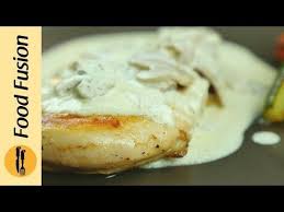 Grilled Chicken With Mushroom Sauce Resturant Quality Recipe By Food Fusion Youtube Food Mushroom Chicken Mushroom Sauce