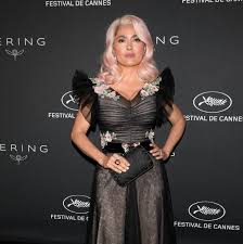 George day with a split image. Salma Hayek Wows In High Waisted Pants And Slinky Sequin Crop Top Hello