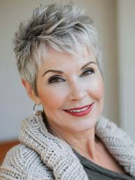 Pixie cut for mature, round face?
