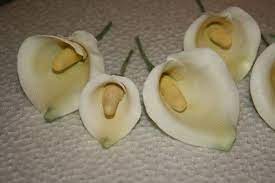 4 Gum Paste Calla Lilies Cake Decoration Edible Flower Sugar Flowers Wedding Cake Decorations Calla Lily Colorful Cakes Sugar Flower Wedding Cake