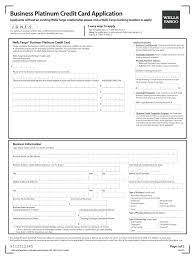 Businesses both large and small could benefit from having business credit cards when company employees use business credit cards, whether for purchasing supplies, equipment, meals or for travel, it makes it easier to keep track of the company's expenses, and payments are made directly to the credit card company instead of individual employees. Wells Fargo Business Credit Card Fill Online Printable Fillable Blank Pdffiller