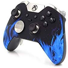 These mods are compatible with call of duty: Xbox One Elite Controller 7 Watts Rapid Fire Mod Limited Edition Blue Flames Xbox One Elite Controller Fps Games Shooter Game