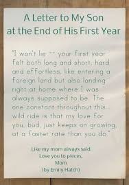Birthday Letter To Dad From Son Birthday Quotes A Letter To My Son At The End Of His First Year In 2020 Birthday Quotes For Daughter Best Birthday Quotes Letters To My Son