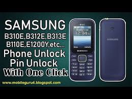 Unlocking your samsung cell phone will enable it to be used outside of the at&t service. Samsung B310e B312e B313e B110e Phone Unlock Pin Unlock Ø¯ÛŒØ¯Ø¦Ùˆ Dideo