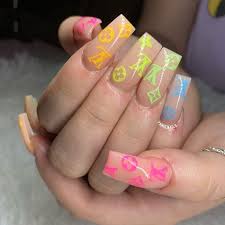 960x1713 japan #japanese #wallpaper #wallpaper #pink #aesthetic #baddie>. Baddie Louis Vuitton Nails Coffin Iucn Water