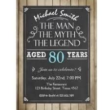 Modern and elegant eightieth birthday invitation with photo / men's 70th 60th 90th 100th. 80th Birthday Invitations 30 Best Invites For An 80th Birthday Party