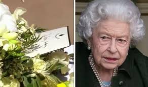 Queen's 'poignant' final message to Prince Philip at funeral with  handwritten note