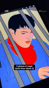 “Before the legend, there was the boy who defied destiny.” 🌑✨, Quick Draw:  Merlin 🧙‍♂️, #Merlin #ArteDigital #FantasyArt #MerlinFanart