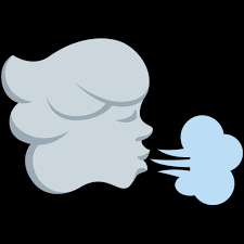 Wind Face Emoji Wind face emoji is the picture of some anthropomorphic cloud (in the form of a face or in the form of a cloud,. wind face emoji