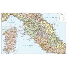 Cartina stradale dell'italia del nord. Italia Politico Stradale Centro