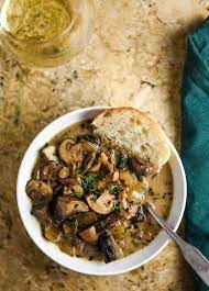 Vegan Cream Of Mushroom Soup Plant Vine Recipe Mushroom Recipes Mushroom Recipes Healthy Recipes
