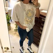 American Eagle Outfitters Tops New Vintage Style Tiger Oversized Graphic Tee Poshmark