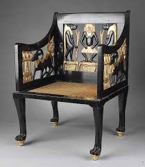 A Rare Egyptian Revival Carved Ebonized And Gilded Child S Chair Late 19th C The Back And Arms With Egyptian Home Decor Egyptian Furniture Egyptian Design