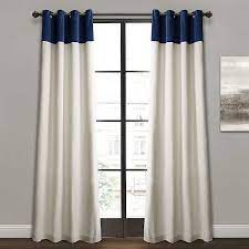 Shop for ivory curtains at bed bath & beyond. Navy And Ivory Millie Curtain Panel Set 84 In Kirklands