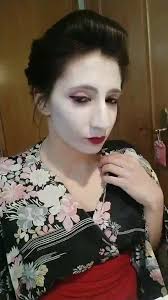 Geisha make up ❤️ #lookdecarnaval #carnaval #makeup #maquillaje  #makeuptutorial #geisha #disfraz #costume #cosplay #carnival #hairtutorial  #peinado