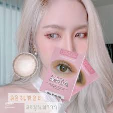 รีวิวคอนแทคเลนส์ LOVELY รุ่น MIKA และ Peony Brown ตาฉ่ำแบ๊ว