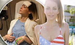 From the playmate life to my real life ‍. Crystal Hefner Back In Bikini After Removing Her 34d Poison Breast Implants Daily Mail Online