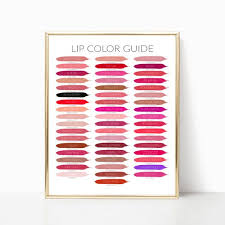 Senegence Color Chart 2019 Lipsense Color Chart Senegence Printable Chart Senegence Color Guide Senegence Lipsense Digital File