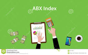 Abx Index Illustration With Business Man Working On Paper