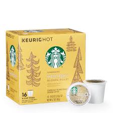 Starbucks Holiday Blonde Roast Keurig K Cups Pack Of 1 16 Count See This Awesome Image K Cups Keurig Kcups Keurig K Cup Starbucks