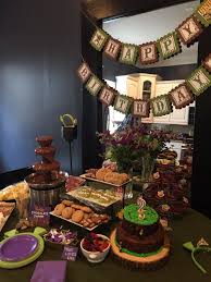 Shrek parties allow guests to have fun and eat like ogres without worrying about manners. Shrek Theme Shrek Birthday Boy Birthday Parties Shrek Birthday Party Ideas