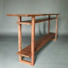 Mokuzaifurniture Shared A New Photo On Etsy Handmade Wood Furniture Minimalist Wood Furniture Narrow Console Table
