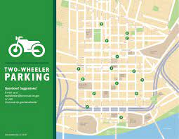 Map Of Downtown Cincinnati Two-Wheeler Parking Program - Parking