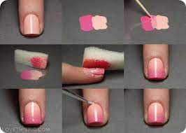 Diy Cute Nail Art Cute Nails Girl Pink Art Pretty Nice Girls Diy Diy Ideas Diy Crafts Do It Yourself Diy Tips Diy Ombre Nails Tutorial Ombre Nails Simple Nails