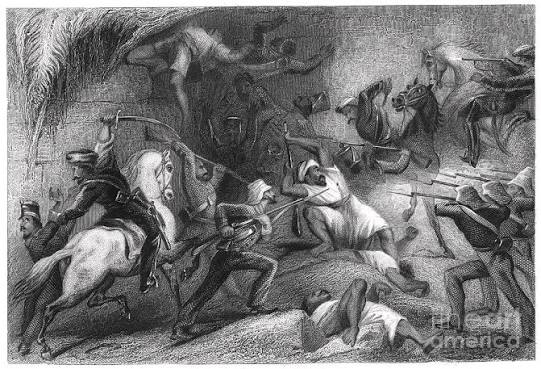 Repulse Of A Sortie From Delhi, 1857 by Print Collector