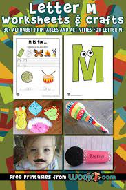 When they get a tad older, (think older preschooler age) everything changes. Letter M Worksheets Crafts Woo Jr Kids Activities