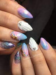 Mermaid Nails Mermaid Nails Mermaid Nail Art Trendy Nails