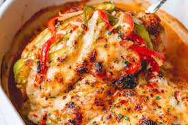 Fajita Chicken Breasts Casserole Recipe – How To Make A Chicken Casserole —  Eatwell101
