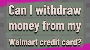 Can you pay with cash and card at walmart? Can I Withdraw Money From My Walmart Credit Card Youtube