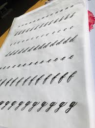 These brush lettering practice sheets will help you master the lowercase. Quillify Studio Free Digital Booklet Stage 3 Modern Calligraphy Practice Booklet Lowercase Alphabet
