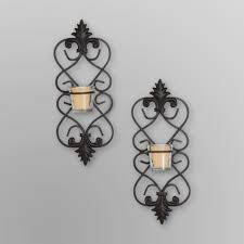 | candle holders & accessories. Candles Holders Wood Frame Metal Scroll Wall Sconce Candle Holder Set Of 2 Three Hands Corp Home Kitchen