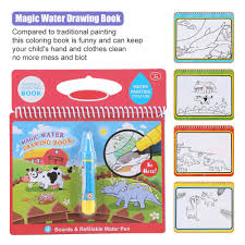 Download Water Drawing Coloring Book Doodle Pen Portable Painting Early Learn Toy Us Ebay