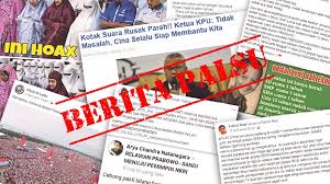 Kebiasaannya, keputusan keseluruhan pilihan raya presiden boleh diperoleh selepas semua undian dikira selama beberapa hari, namun calon namun, pihak berkuasa as memberi amaran bahawa keputusan pilihan raya presiden kali ini mungkin mengambil masa yang lebih lama iaitu mungkin. Berita Palsu Pilihan Raya Indonesia Berleluasa