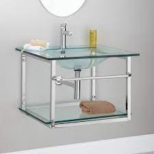 You can only compare products from the same category. Zuri Clear Glass Wall Mount Sink With Stainless Steel Towel Bar Wall Mount Sinks Bathroom Sinks Glass Sink Bathroom Inspiration Modern Tiny House Kitchen