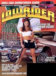 Footnotes references on lowriding customized cars; Lowrider Magazine Wikipedia