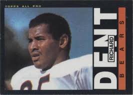 1985 Chicago Bears Richard Dent No 24 Topps All-Pro Rookie Football Card