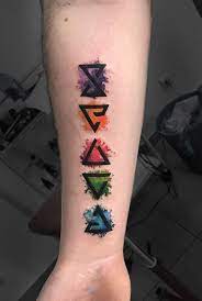 Good Or Bad Idea Witcher Tat Geometric Tattoo Witcher Tattoo Tattoos For Guys
