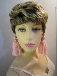 Tassel Earrings, Boho YARN Earrings, Romantic, Glam Pink Earrings, Large  Earrings, Hippie, Urban Earrings.