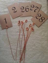 Copper Wedding Table Markers Google Search Wedding Table Markers Copper Wedding Table Markers