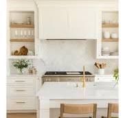 Classic white quartz countertop with subtle veining