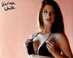 Karina White Super Sexy Hot Adult Model Signed 8x10 Photo COA Proof 209 |  eBay