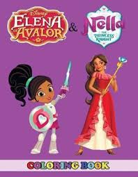 Brave princess nella high quality free coloring from the category nella the princess k princess coloring pages nick jr coloring pages cartoon coloring pages. Elena Of Avalor And Nella The Princess Knight Coloring Book Angela Westfild 9781792141959