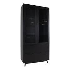 Weitere ideen zu schränke & vitrinen, vitrine, möbeldesign. Ebuy24 Vitrine Cooper Vitrinenschrank Schwarz Otto