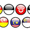 Bendera 14 negeri di malaysia. 1