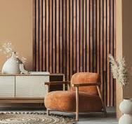 Painel Ripado Madeira - Acoustic Wood Wall Panel - Natural ...